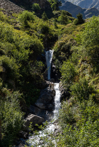 Cascade sur le chemin