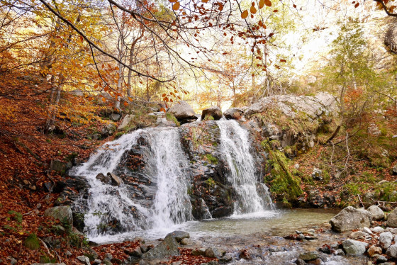 Cascade sur le Vall de Cal Cab&uacute;s qui alimente la Parcigola