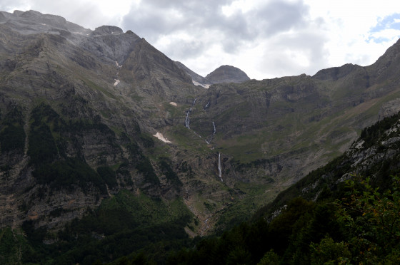 Cascades des glaciers du mont Perdu