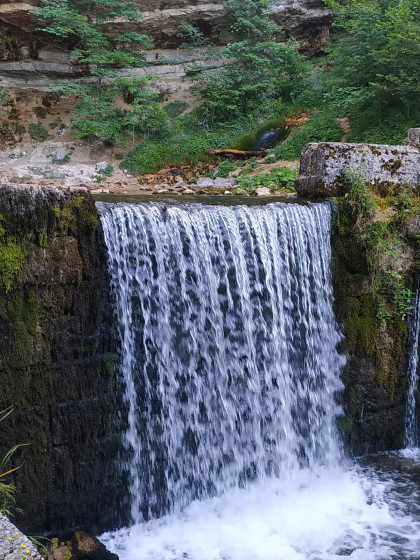 cascades du h&eacute;risson