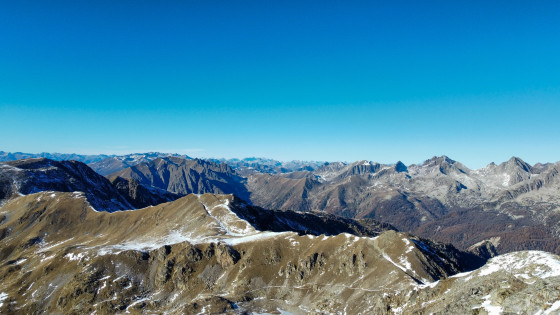 Chaine des Alpes depuis le Mont Pépoiri