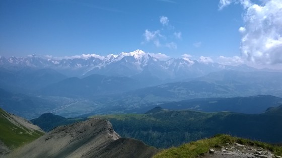 chaîne du mont blanc