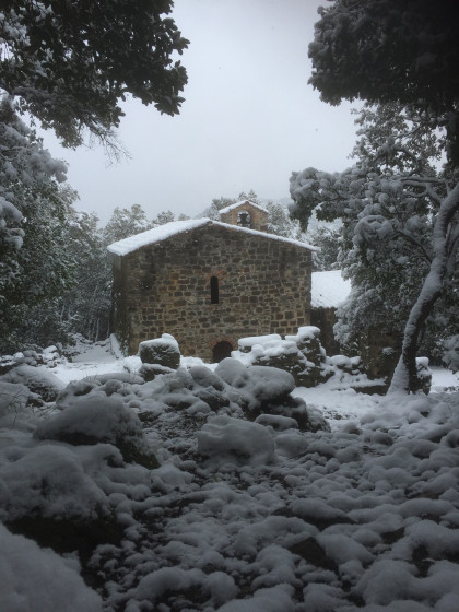 Chapelle Ste Magdeleine sous la neige
