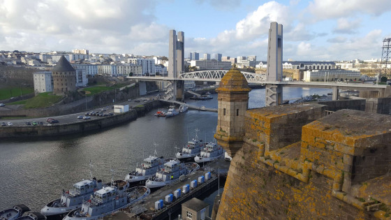 Chateau de Brest, Tour Tanguy, Pont de Recouvrance, Arsenal