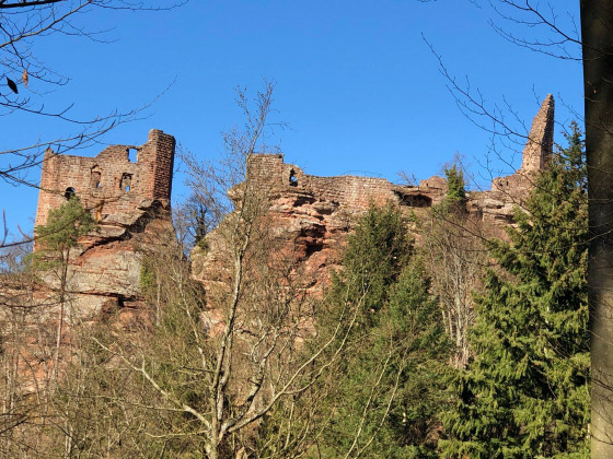 Circuit, rochers et châteaux autour d\'Obersteinbach
