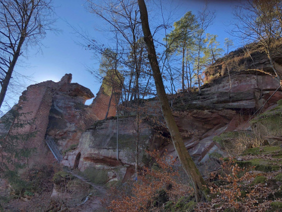 Circuit, rochers et châteaux autour d\'Obersteinbach