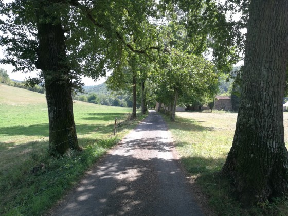 Chemin de d&eacute;part et d'arriv&eacute;e