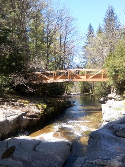 Chemin des Morts - Saint Sauveur Camprieu. La rivière.