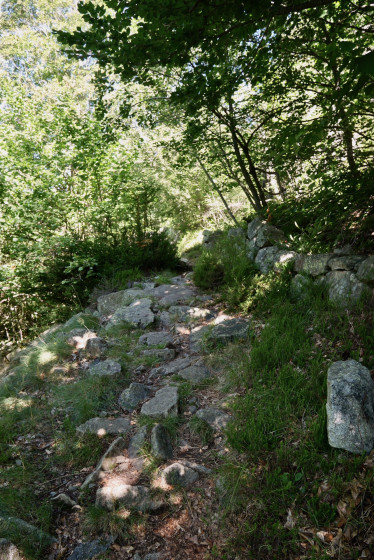 Chemin empierré
