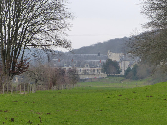 chemin menant à l'abbaye