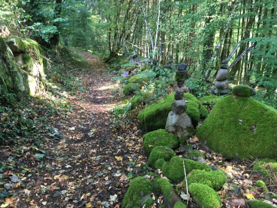 Chemin orné