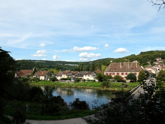 Chenecey : Le village depuis l\'Oratoire