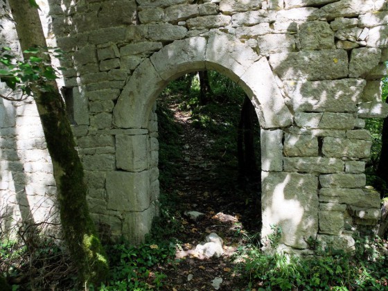 Chenecey : Les ruines du château féodal