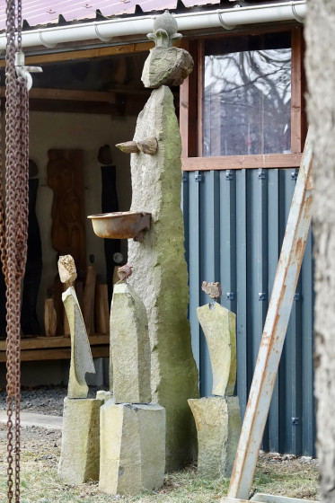 Chez le sculpteur...