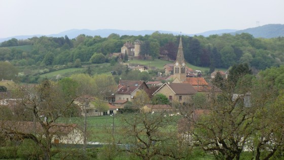 Chozeau et ch&acirc;teau de Poizieu