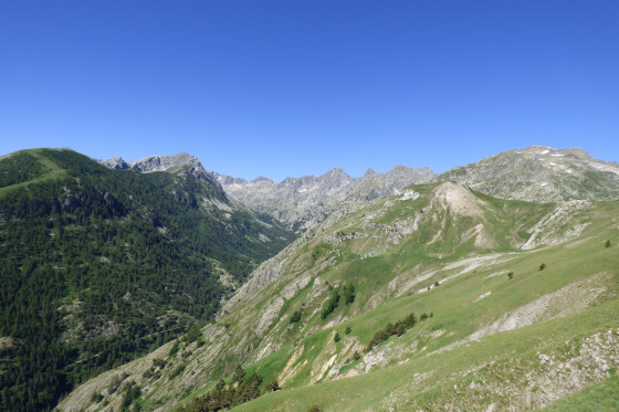 Cimes au dessus de la vallée de la Valmasque