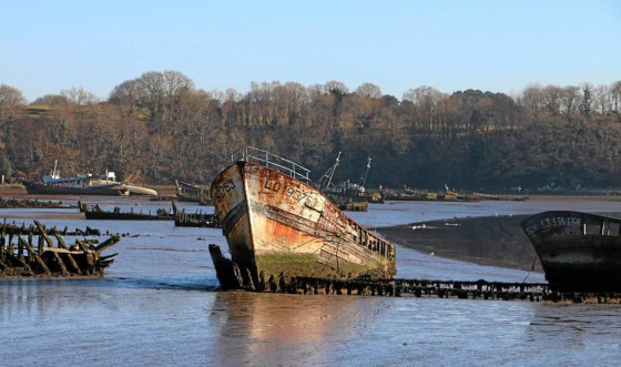 Circuit du cimetière des bateaux de Kerhervy