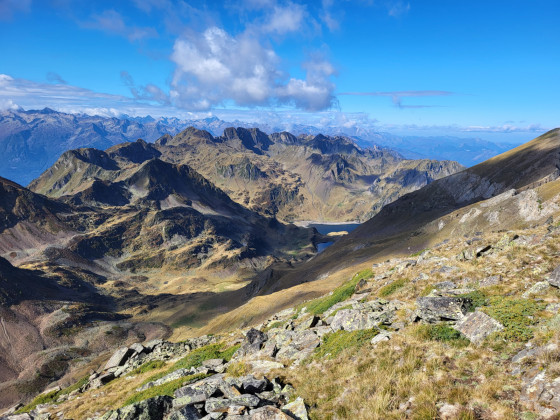 Cirque du Lac Bleu de Lesponne depuis le Pic Crémat