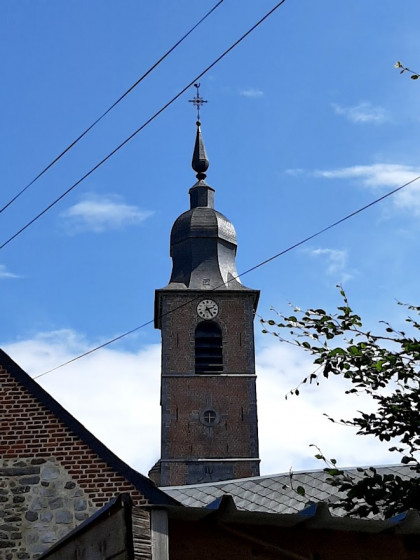 Clocher de l\'église de Hon-Hergies