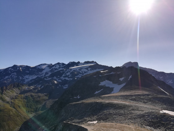 Col d\'Aussois vu depuis la Pointe de l\'Observatoire