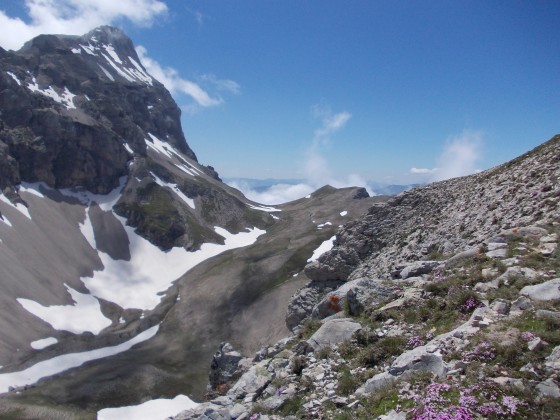 col de Drouillet depuis les Pr&ecirc;tres