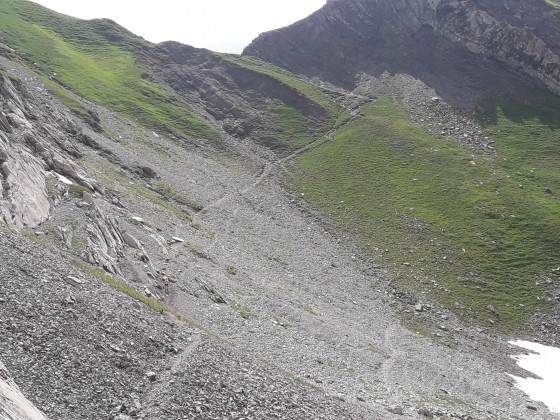 Col des Porthets, vue arrière