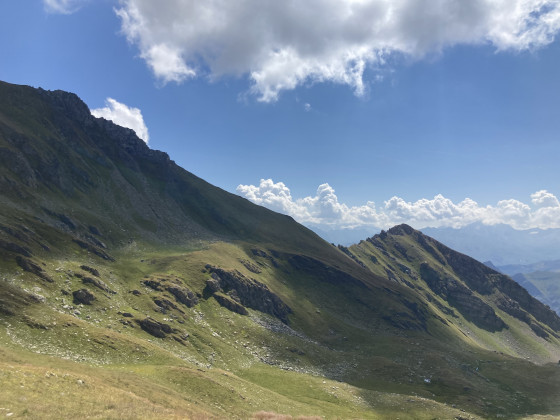 Col du Cheval Noir, avant la montée au pic