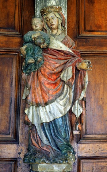Collégiale Saint-Hippolyte - Vierge à l\'Enfant