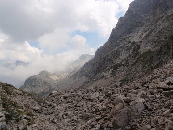 Colletto del Valasco: vue sur les Laghi di Fremamorta