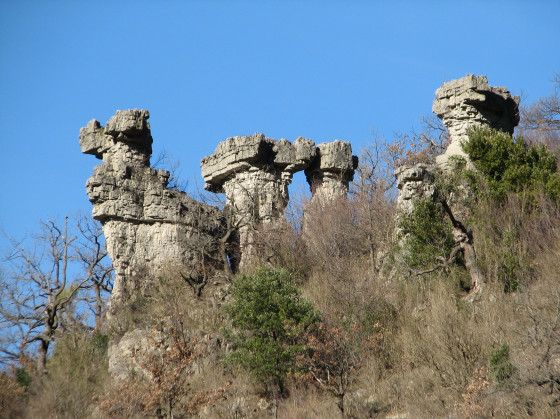 Colonnes de calcaire