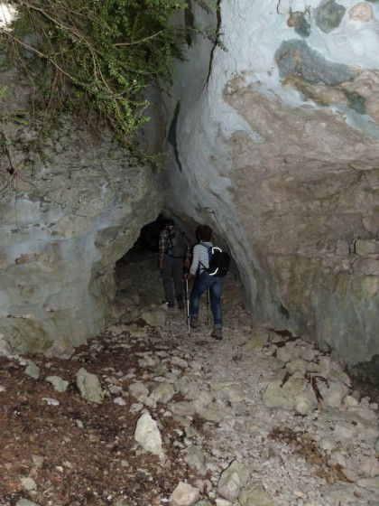 Combe de Curnier, passage étroit