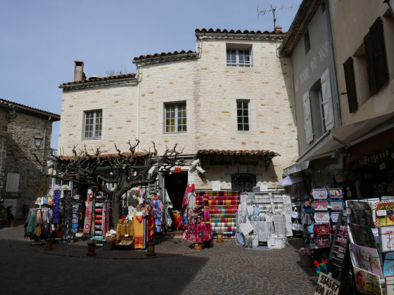Commerce de tissus colorés