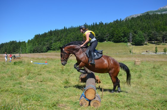 Compétition équestre à la Chevauchée, aux Clots