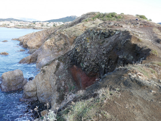 Contact nord de la coulée