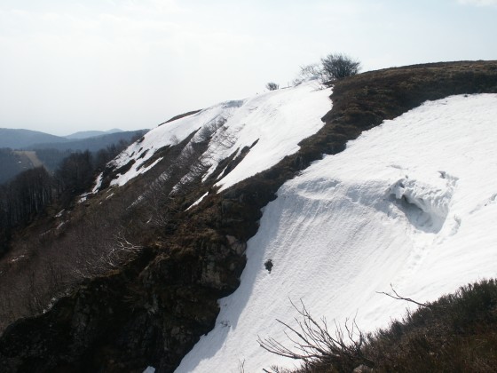 Corniche de neige
