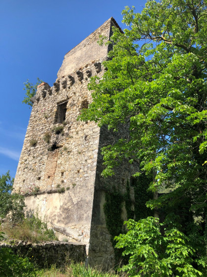 Côté Est du Castel.
