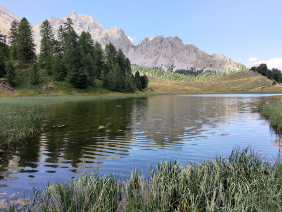 Coté sud du lac Miroir