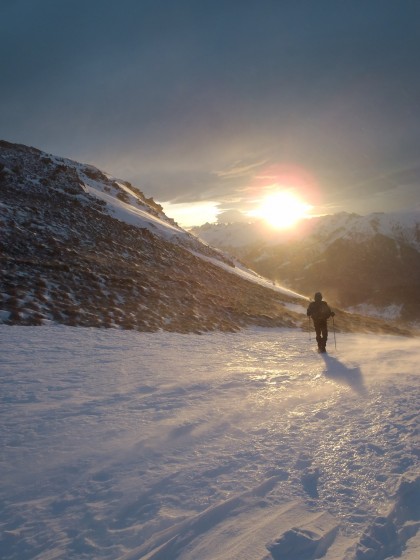Coucher de soleil au Col de Va