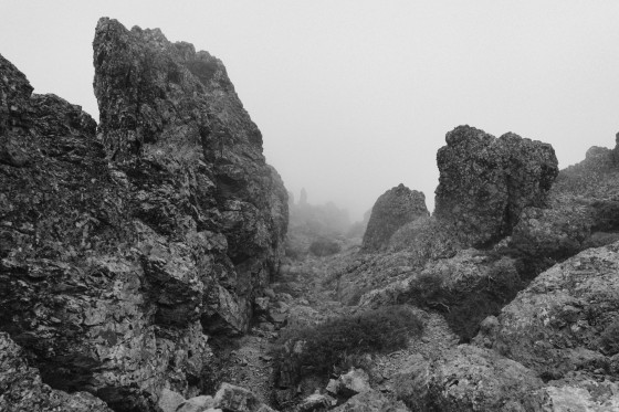 couloir rocailleux