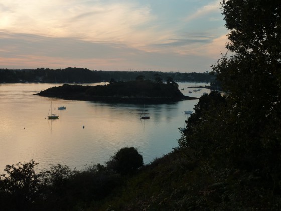 Crépuscule sur l’île Chevret.