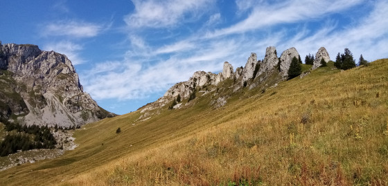 Crête dentelée du Roc de Rianda