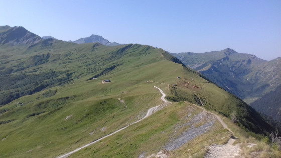 Crête depuis Roche Parstire