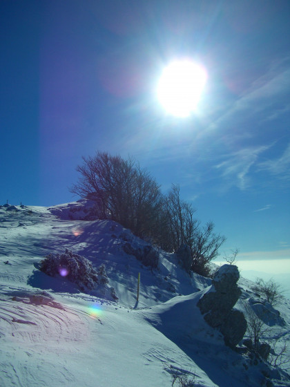 Crête du Grand Colombier depuis Culoz