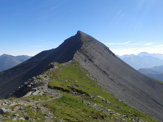 Crête du Petit Mounier vers le Mont Mounier
