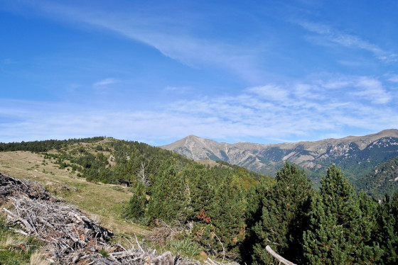 Crête frontière. Coll Pregon