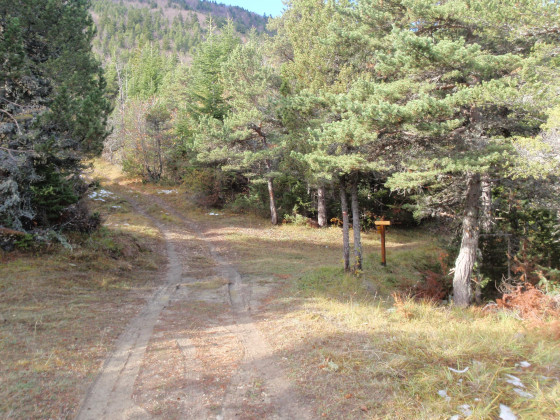 Croisement Charajaille - Col de Souchière