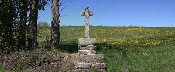 Croix à la sortie de Saint-Christophe-sur-Dolaison