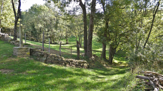croix le long du ruisseau