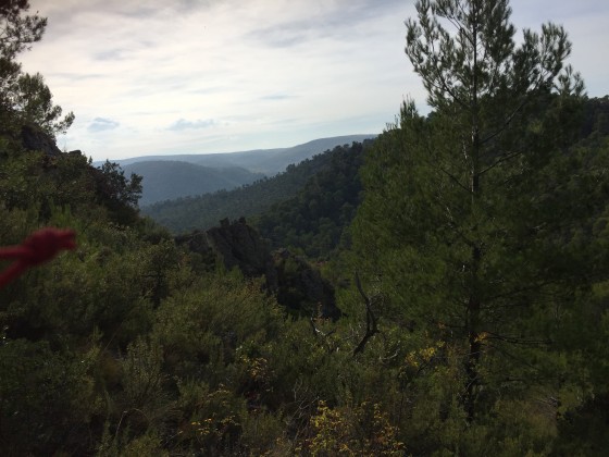 Dans la montée vers le point de vue au-dessus des Orris