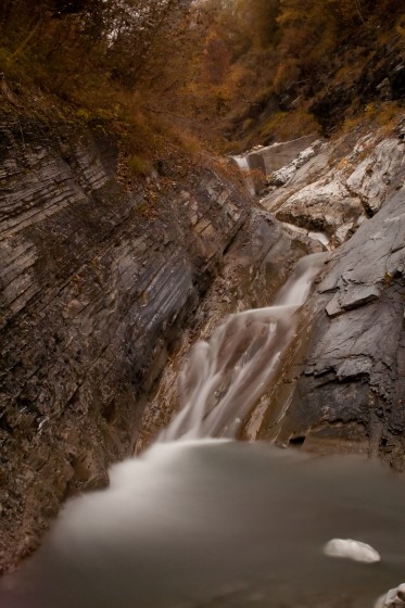 Dans les gorges de l\'Arbonne